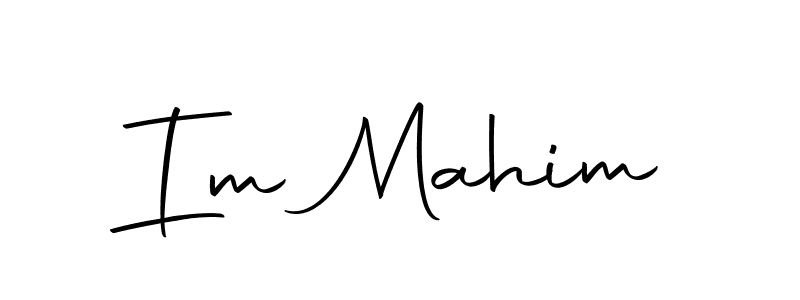 Design your own signature with our free online signature maker. With this signature software, you can create a handwritten (Autography-DOLnW) signature for name Im Mahim. Im Mahim signature style 10 images and pictures png