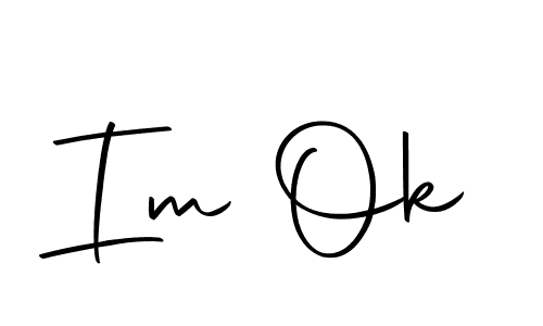 How to make Im Ok signature? Autography-DOLnW is a professional autograph style. Create handwritten signature for Im Ok name. Im Ok signature style 10 images and pictures png