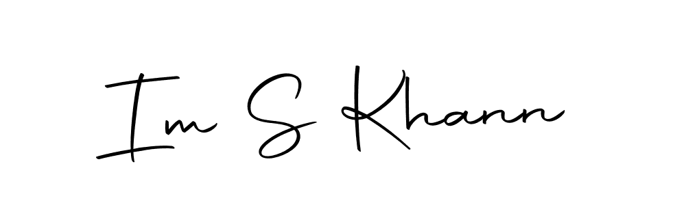 Similarly Autography-DOLnW is the best handwritten signature design. Signature creator online .You can use it as an online autograph creator for name Im S Khann. Im S Khann signature style 10 images and pictures png