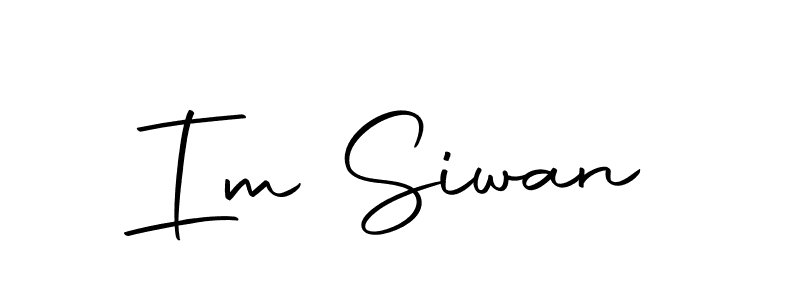 You should practise on your own different ways (Autography-DOLnW) to write your name (Im Siwan) in signature. don't let someone else do it for you. Im Siwan signature style 10 images and pictures png