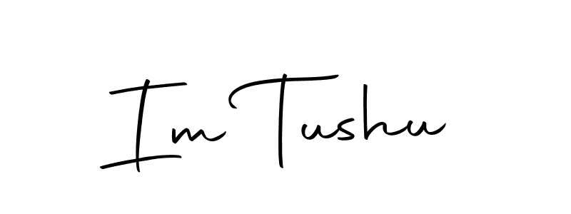 Similarly Autography-DOLnW is the best handwritten signature design. Signature creator online .You can use it as an online autograph creator for name Im Tushu. Im Tushu signature style 10 images and pictures png