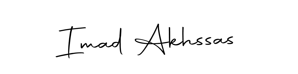 How to make Imad Akhssas signature? Autography-DOLnW is a professional autograph style. Create handwritten signature for Imad Akhssas name. Imad Akhssas signature style 10 images and pictures png