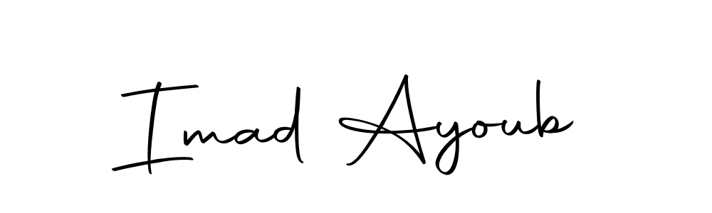 How to Draw Imad Ayoub signature style? Autography-DOLnW is a latest design signature styles for name Imad Ayoub. Imad Ayoub signature style 10 images and pictures png