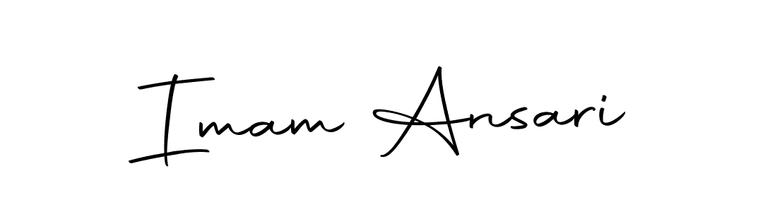 Create a beautiful signature design for name Imam Ansari. With this signature (Autography-DOLnW) fonts, you can make a handwritten signature for free. Imam Ansari signature style 10 images and pictures png