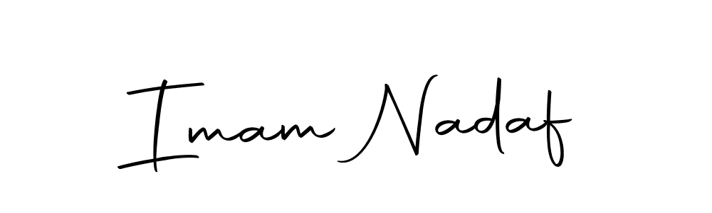 Imam Nadaf stylish signature style. Best Handwritten Sign (Autography-DOLnW) for my name. Handwritten Signature Collection Ideas for my name Imam Nadaf. Imam Nadaf signature style 10 images and pictures png