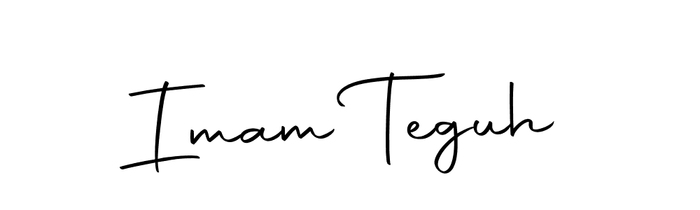 Design your own signature with our free online signature maker. With this signature software, you can create a handwritten (Autography-DOLnW) signature for name Imam Teguh. Imam Teguh signature style 10 images and pictures png