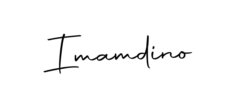 Create a beautiful signature design for name Imamdino. With this signature (Autography-DOLnW) fonts, you can make a handwritten signature for free. Imamdino signature style 10 images and pictures png