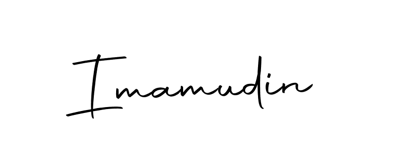 You should practise on your own different ways (Autography-DOLnW) to write your name (Imamudin) in signature. don't let someone else do it for you. Imamudin signature style 10 images and pictures png