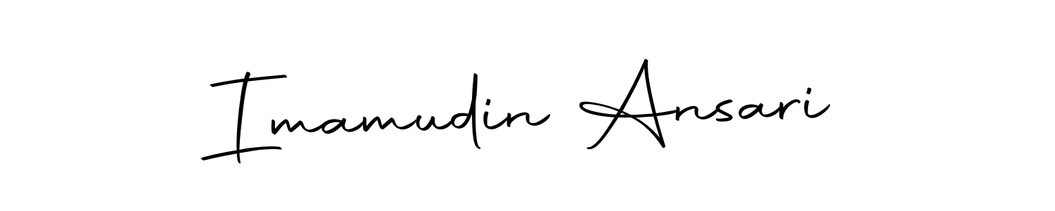 Also we have Imamudin Ansari name is the best signature style. Create professional handwritten signature collection using Autography-DOLnW autograph style. Imamudin Ansari signature style 10 images and pictures png