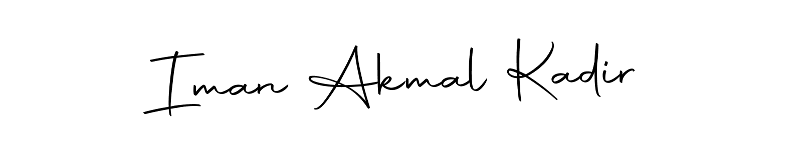 Here are the top 10 professional signature styles for the name Iman Akmal Kadir. These are the best autograph styles you can use for your name. Iman Akmal Kadir signature style 10 images and pictures png