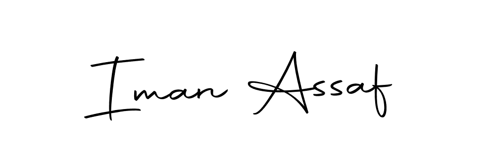 You should practise on your own different ways (Autography-DOLnW) to write your name (Iman Assaf) in signature. don't let someone else do it for you. Iman Assaf signature style 10 images and pictures png