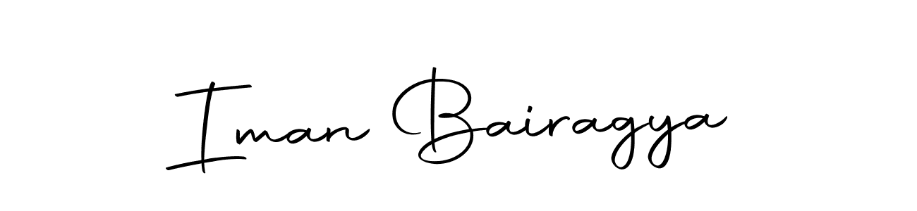 How to make Iman Bairagya name signature. Use Autography-DOLnW style for creating short signs online. This is the latest handwritten sign. Iman Bairagya signature style 10 images and pictures png