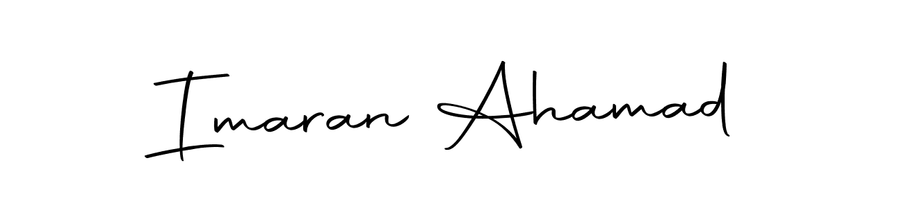 Also we have Imaran Ahamad name is the best signature style. Create professional handwritten signature collection using Autography-DOLnW autograph style. Imaran Ahamad signature style 10 images and pictures png