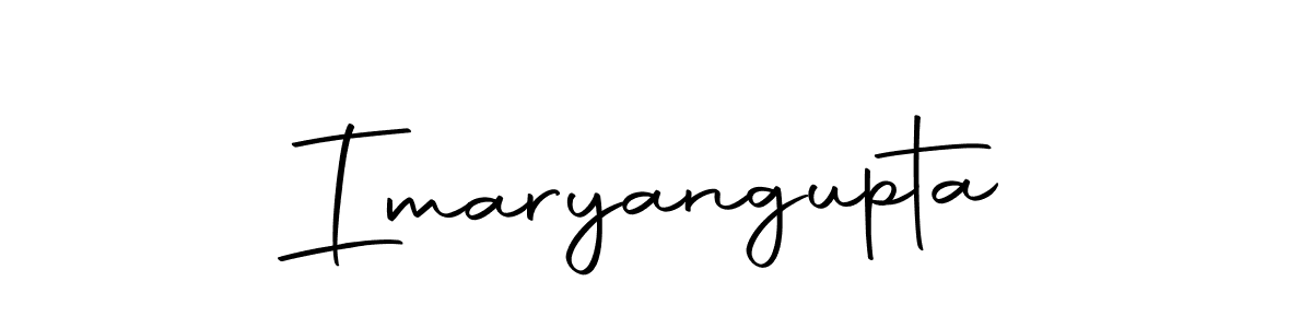 Design your own signature with our free online signature maker. With this signature software, you can create a handwritten (Autography-DOLnW) signature for name Imaryangupta. Imaryangupta signature style 10 images and pictures png