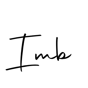 Use a signature maker to create a handwritten signature online. With this signature software, you can design (Autography-DOLnW) your own signature for name Imb. Imb signature style 10 images and pictures png