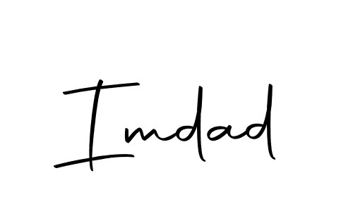 Make a beautiful signature design for name Imdad. With this signature (Autography-DOLnW) style, you can create a handwritten signature for free. Imdad signature style 10 images and pictures png