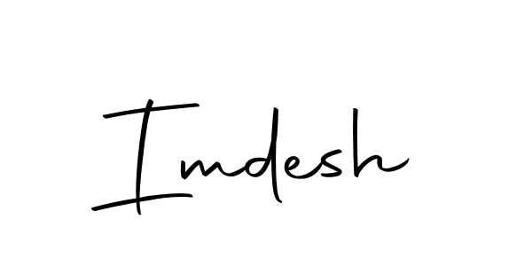 Use a signature maker to create a handwritten signature online. With this signature software, you can design (Autography-DOLnW) your own signature for name Imdesh. Imdesh signature style 10 images and pictures png