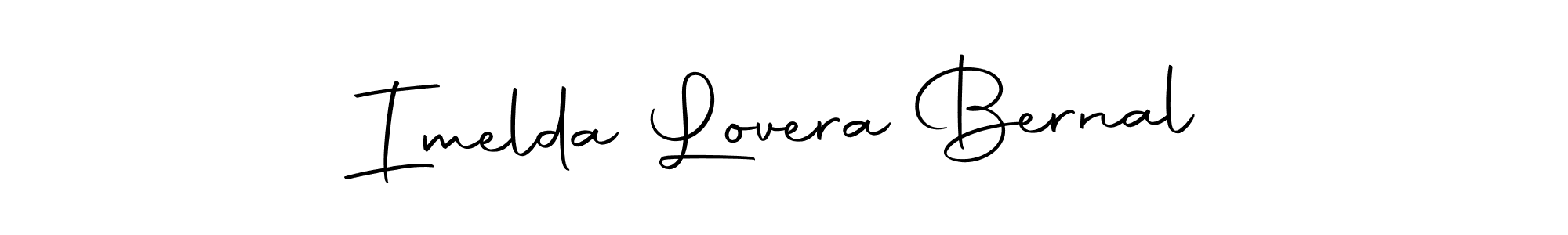 How to make Imelda Lovera Bernal signature? Autography-DOLnW is a professional autograph style. Create handwritten signature for Imelda Lovera Bernal name. Imelda Lovera Bernal signature style 10 images and pictures png