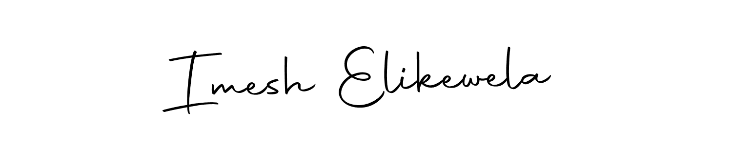 Design your own signature with our free online signature maker. With this signature software, you can create a handwritten (Autography-DOLnW) signature for name Imesh Elikewela. Imesh Elikewela signature style 10 images and pictures png