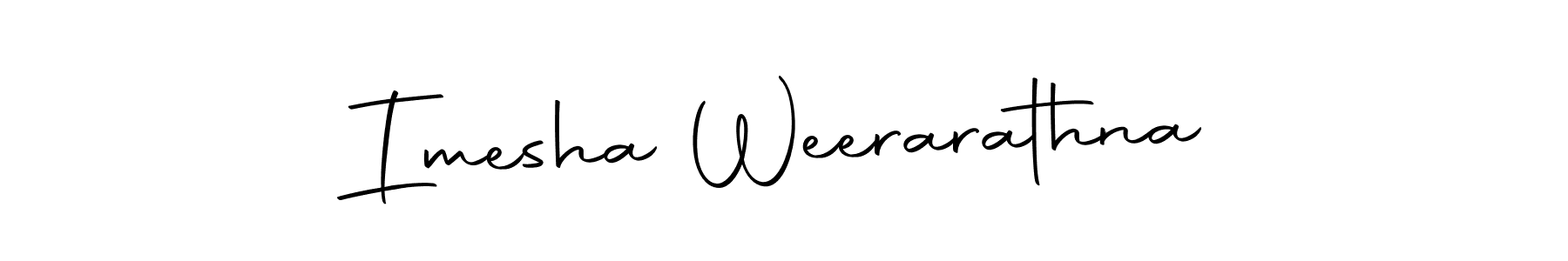 The best way (Autography-DOLnW) to make a short signature is to pick only two or three words in your name. The name Imesha Weerarathna include a total of six letters. For converting this name. Imesha Weerarathna signature style 10 images and pictures png