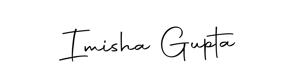 Use a signature maker to create a handwritten signature online. With this signature software, you can design (Autography-DOLnW) your own signature for name Imisha Gupta. Imisha Gupta signature style 10 images and pictures png