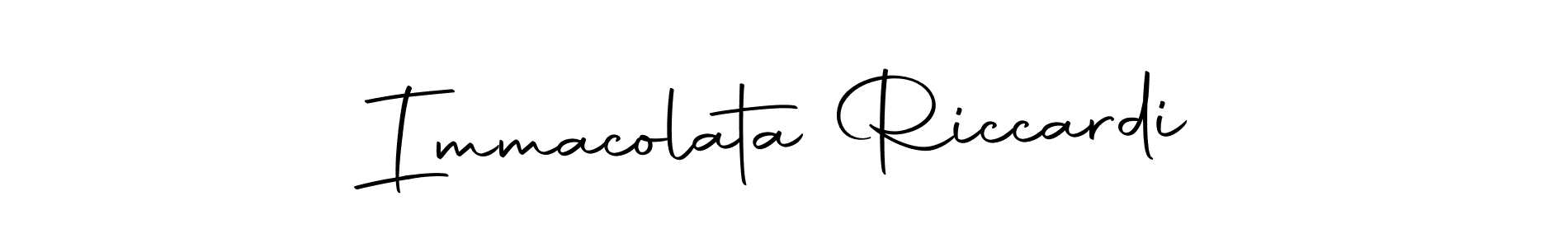 The best way (Autography-DOLnW) to make a short signature is to pick only two or three words in your name. The name Immacolata Riccardi include a total of six letters. For converting this name. Immacolata Riccardi signature style 10 images and pictures png