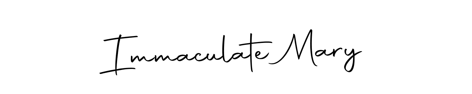 Make a beautiful signature design for name Immaculate Mary. Use this online signature maker to create a handwritten signature for free. Immaculate Mary signature style 10 images and pictures png