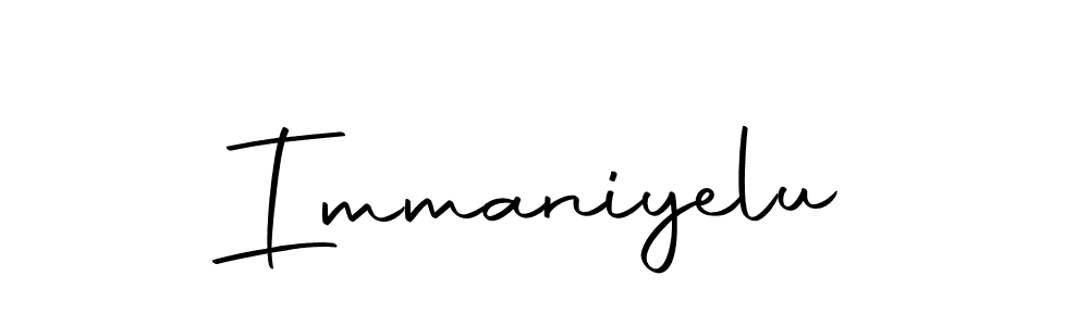 Create a beautiful signature design for name Immaniyelu. With this signature (Autography-DOLnW) fonts, you can make a handwritten signature for free. Immaniyelu signature style 10 images and pictures png