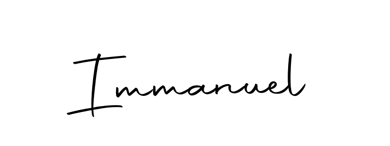 Design your own signature with our free online signature maker. With this signature software, you can create a handwritten (Autography-DOLnW) signature for name Immanuel. Immanuel signature style 10 images and pictures png