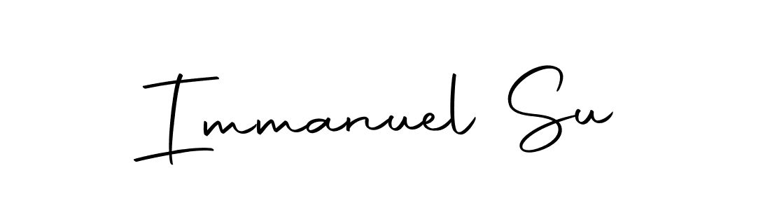 Autography-DOLnW is a professional signature style that is perfect for those who want to add a touch of class to their signature. It is also a great choice for those who want to make their signature more unique. Get Immanuel Su name to fancy signature for free. Immanuel Su signature style 10 images and pictures png