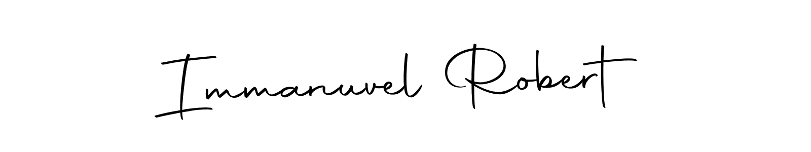 The best way (Autography-DOLnW) to make a short signature is to pick only two or three words in your name. The name Immanuvel Robert include a total of six letters. For converting this name. Immanuvel Robert signature style 10 images and pictures png