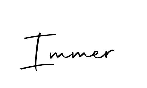 Also we have Immer name is the best signature style. Create professional handwritten signature collection using Autography-DOLnW autograph style. Immer signature style 10 images and pictures png