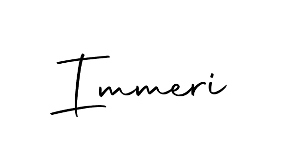 You can use this online signature creator to create a handwritten signature for the name Immeri. This is the best online autograph maker. Immeri signature style 10 images and pictures png