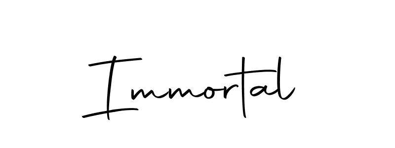 How to make Immortal name signature. Use Autography-DOLnW style for creating short signs online. This is the latest handwritten sign. Immortal signature style 10 images and pictures png