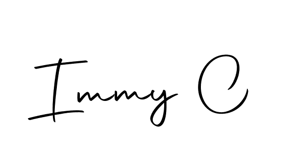 Design your own signature with our free online signature maker. With this signature software, you can create a handwritten (Autography-DOLnW) signature for name Immy C. Immy C signature style 10 images and pictures png