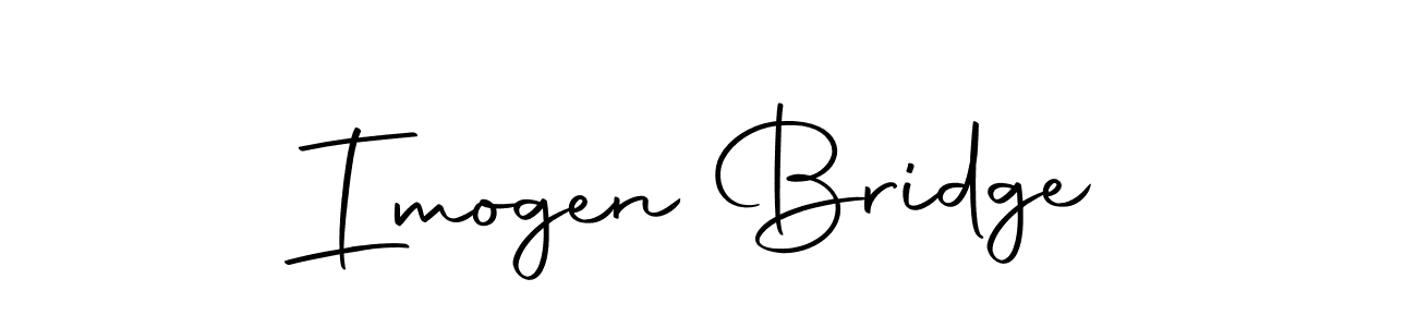 Create a beautiful signature design for name Imogen Bridge. With this signature (Autography-DOLnW) fonts, you can make a handwritten signature for free. Imogen Bridge signature style 10 images and pictures png