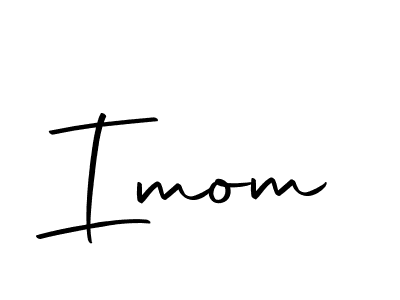 Use a signature maker to create a handwritten signature online. With this signature software, you can design (Autography-DOLnW) your own signature for name Imom. Imom signature style 10 images and pictures png