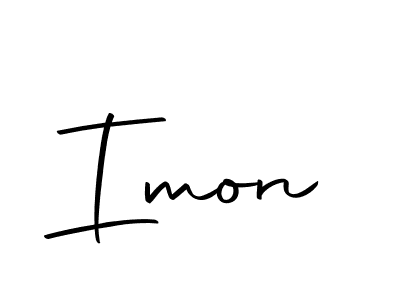 You should practise on your own different ways (Autography-DOLnW) to write your name (Imon) in signature. don't let someone else do it for you. Imon signature style 10 images and pictures png