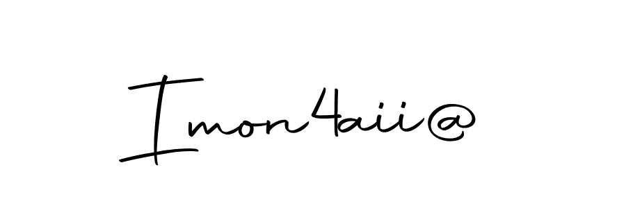 Make a beautiful signature design for name Imon4aii@. Use this online signature maker to create a handwritten signature for free. Imon4aii@ signature style 10 images and pictures png
