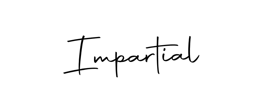 Design your own signature with our free online signature maker. With this signature software, you can create a handwritten (Autography-DOLnW) signature for name Impartial. Impartial signature style 10 images and pictures png