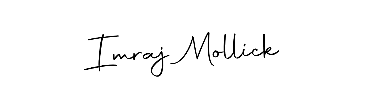 Create a beautiful signature design for name Imraj Mollick. With this signature (Autography-DOLnW) fonts, you can make a handwritten signature for free. Imraj Mollick signature style 10 images and pictures png