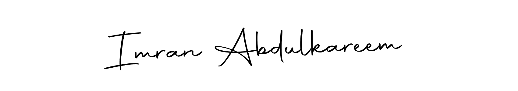 Make a beautiful signature design for name Imran Abdulkareem. With this signature (Autography-DOLnW) style, you can create a handwritten signature for free. Imran Abdulkareem signature style 10 images and pictures png