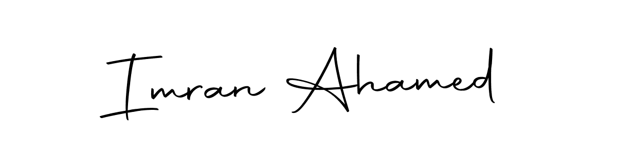 Design your own signature with our free online signature maker. With this signature software, you can create a handwritten (Autography-DOLnW) signature for name Imran Ahamed. Imran Ahamed signature style 10 images and pictures png