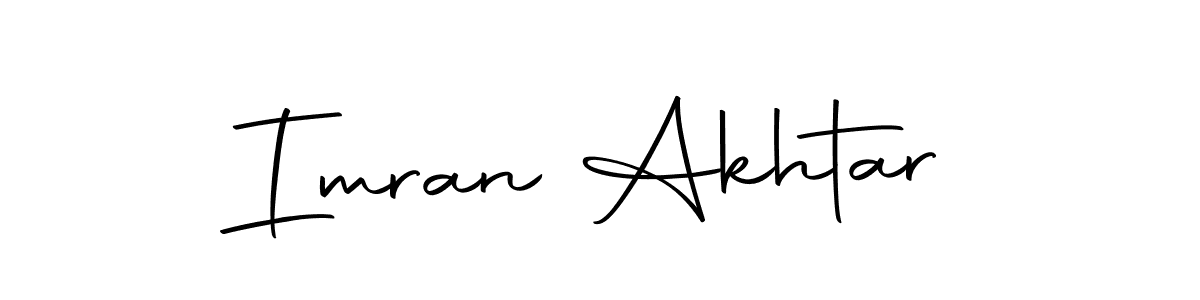 You should practise on your own different ways (Autography-DOLnW) to write your name (Imran Akhtar) in signature. don't let someone else do it for you. Imran Akhtar signature style 10 images and pictures png