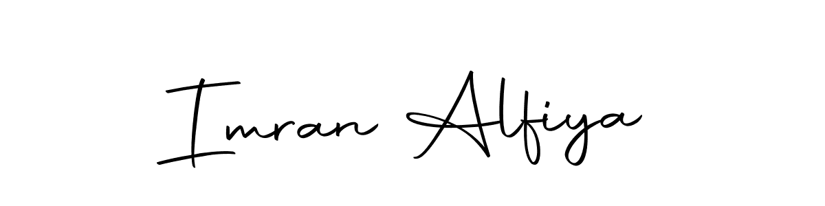 You should practise on your own different ways (Autography-DOLnW) to write your name (Imran Alfiya) in signature. don't let someone else do it for you. Imran Alfiya signature style 10 images and pictures png