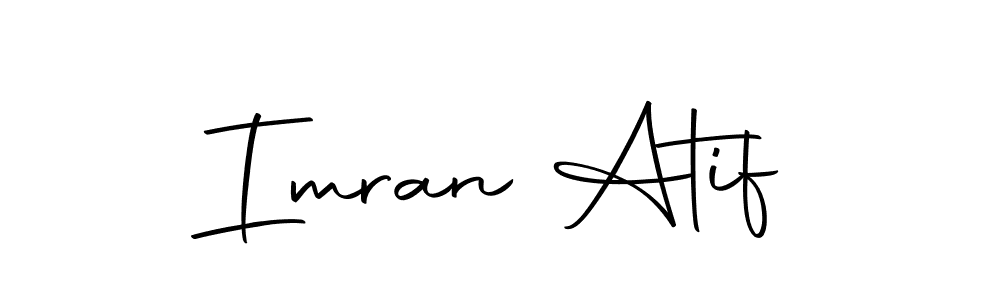 Design your own signature with our free online signature maker. With this signature software, you can create a handwritten (Autography-DOLnW) signature for name Imran Atif. Imran Atif signature style 10 images and pictures png