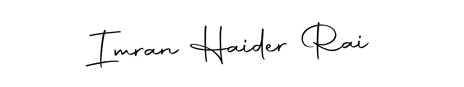 You should practise on your own different ways (Autography-DOLnW) to write your name (Imran Haider Rai) in signature. don't let someone else do it for you. Imran Haider Rai signature style 10 images and pictures png