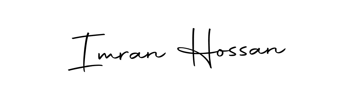 You should practise on your own different ways (Autography-DOLnW) to write your name (Imran Hossan) in signature. don't let someone else do it for you. Imran Hossan signature style 10 images and pictures png