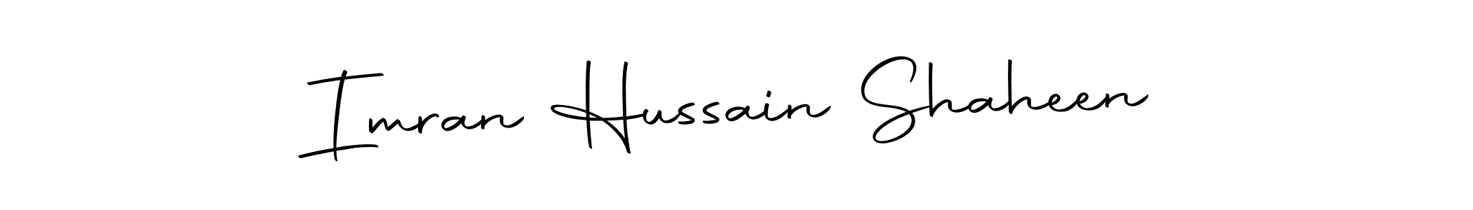 Make a beautiful signature design for name Imran Hussain Shaheen. With this signature (Autography-DOLnW) style, you can create a handwritten signature for free. Imran Hussain Shaheen signature style 10 images and pictures png