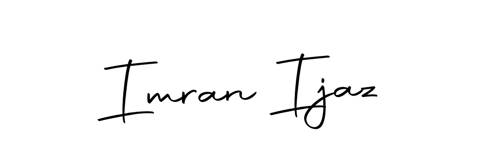 Create a beautiful signature design for name Imran Ijaz. With this signature (Autography-DOLnW) fonts, you can make a handwritten signature for free. Imran Ijaz signature style 10 images and pictures png